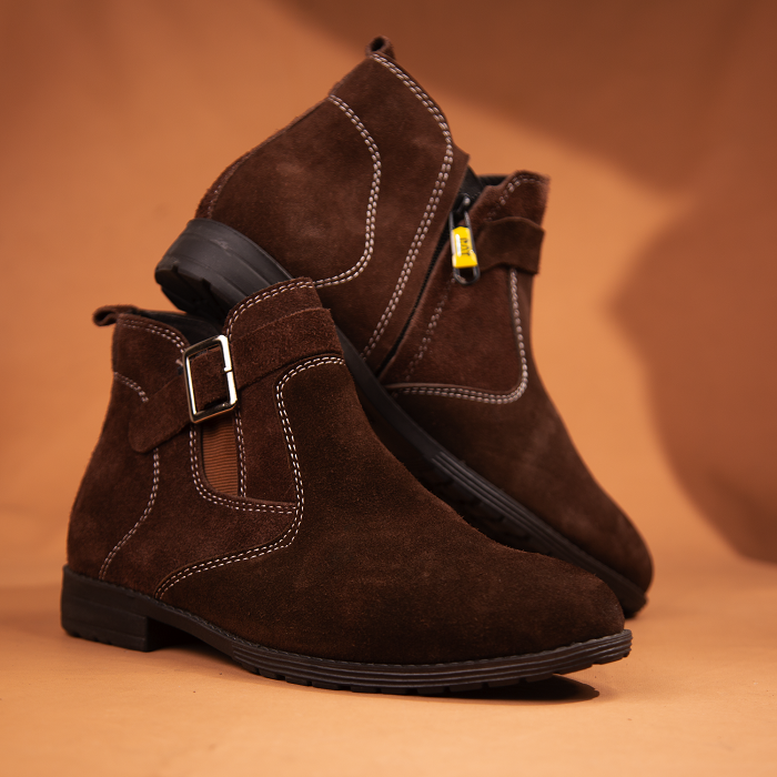 Premium Genuine Suede Leather Boot in BD